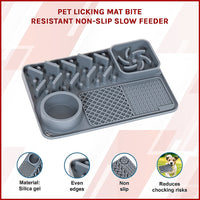 Pet Licking Mat Bite Resistant Non-Slip Slow Feeder