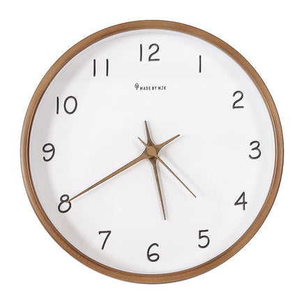 10" Clock Wooden Modern Wall Art