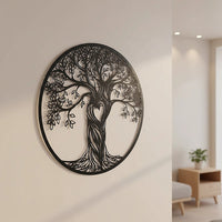 Tree Life Wall Decoration Metal Tree Wall Sculpture