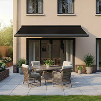 4.0m x 3.0m Retractable Folding Arm Awning Heavy Duty Full Cassette Motorised