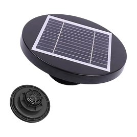 Solar Powered Roof Fan Ventilator Loft Vent for Boat RV Greenhouse Shed Caravan
