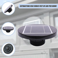 Solar Powered Roof Fan Ventilator Loft Vent for Boat RV Greenhouse Shed Caravan