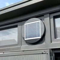 Solar Powered Roof Fan Ventilator Loft Vent for Boat RV Greenhouse Shed Caravan