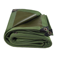 3x4M Army Heavy Duty Waterproof Canvas Tarp Tarpaulin Sun Blocked Dustproof