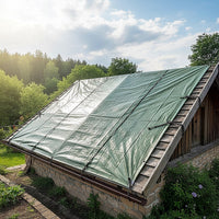 3x4M Army Heavy Duty Waterproof Canvas Tarp Tarpaulin Sun Blocked Dustproof