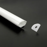 10 x 1M V-Style Aluminium LED Strip Light Channels for Cabinet Lighting