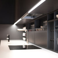 10 x 1M U-Style Aluminium LED Strip Light Channels for Cabinet Lighting