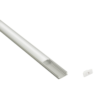 10 x 1M U-Style Aluminium LED Strip Light Channels for Cabinet Lighting