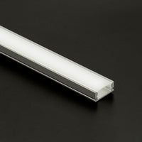 10 x 1M U-Style Aluminium LED Strip Light Channels for Cabinet Lighting