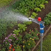 Sprinkler Irrigation Spray Large 360 Degree Adjustable Impact Area Water
