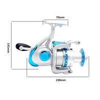 High Speed Saltwater Metal Spinning Fishing Reel Large Sea Fishing Reels