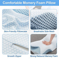 Memory Foam Pillow for Sleeping Orthopedic Cervical Ergonomic Neck Support