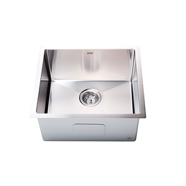 510x450mm Handmade Stainless Steel Undermount / Topmount Kitchen Laundry Sink with Waste