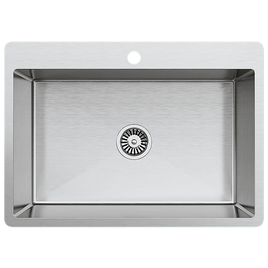 700x500mm Handmade Stainless Steel Undermount / Topmount Kitchen Laundry Sink with Waste