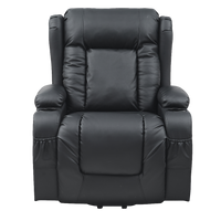 Lift Heated Leather Recliner Electric Massage Chair with USB port