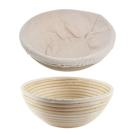 2 x 9" Sourdough Bread Proofing Set Bread Making Kit Round Bowls