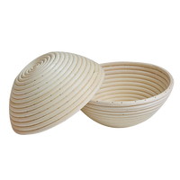 2 x 9" Sourdough Bread Proofing Set Bread Making Kit Round Bowls