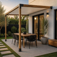 DIY Pergola Kit – Single Wall Mount Set with Brackets