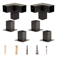 DIY Pergola Kit – Single Wall Mount Set with Brackets