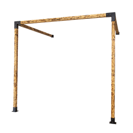 Roof Pergola Gazebo Shed Matte Black Steel Brackets DIY Kits