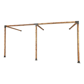 Roof Pergola Gazebo Shed Matte Black Steel Brackets DIY Kits