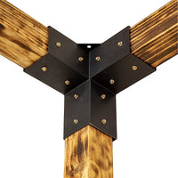 DIY Pergola Kit – Double Wall Mount Set with Brackets