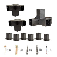 DIY Pergola Kit – Double Wall Mount Set with Brackets