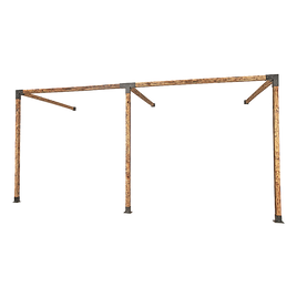 Roof Pergola Gazebo Shed Matte Black Steel Brackets DIY Kits