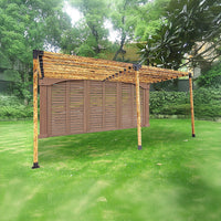 Roof Pergola Gazebo Shed Matte Black Steel Brackets DIY Kits