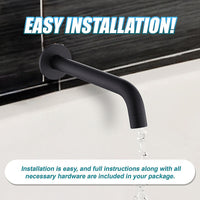 220mm Bath Spout in Matte Black Finish