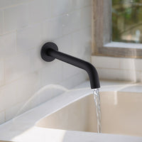 220mm Bath Spout in Matte Black Finish