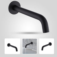 220mm Bath Spout in Matte Black Finish