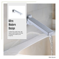 Bath In Wall Swivel Spout in Polished Chrome Finish