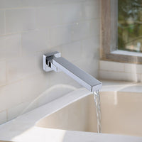 Bath In Wall Swivel Spout in Polished Chrome Finish