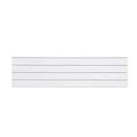 Slatwall Storage Pack of 6 White PVC Panels - Retail Display Garage Storage