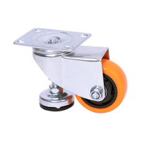 Leveling Casters Swivel Wheels Set of 4, 360 kg Total Load Capacity