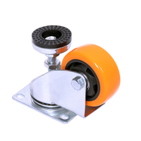 Leveling Casters Swivel Wheels Set of 4, 360 kg Total Load Capacity