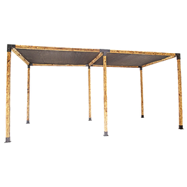 Roof Pergola Gazebo Shed Matte Black Steel Brackets and Black Screen DIY Kits