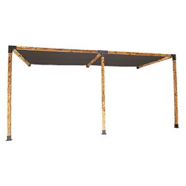 Roof Pergola Gazebo Shed Matte Black Steel Brackets and Black Screens DIY Kits