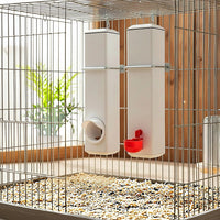 Chicken Bird Feeder Water Dispenser Automatic Waterer Poultry Food Drinker 4L