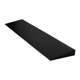 Cuttable Threshold Ramp Rubber Wheelchair Ramp Solid 4 cm Rise 90 cm Wide