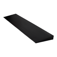 Cuttable Threshold Ramp Rubber Wheelchair Ramp Solid 4 cm Rise 90 cm Wide