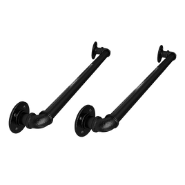 2m Handrail Stair Rail Grab Balustrade Staircase Banister + Installation Kit