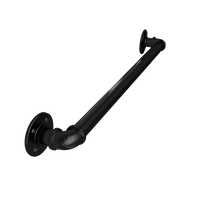 2m Handrail Stair Rail Grab Balustrade Staircase Banister + Installation Kit