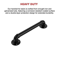 3m Handrail Stair Rail Grab Balustrade Staircase Banister + Installation Kit