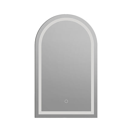 Arched LED Wall Mirror Bathroom Mirrors Makeup Anti-fog 600mm x 1000mm