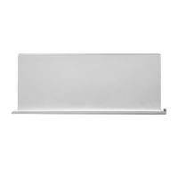 641 x 336 x 101mm Shower Niche Single Shelf Organizer No Tile Needed in White