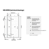 110x120cm Double Door Corner Shower Screen with Channels and SS Hinges - Chrome