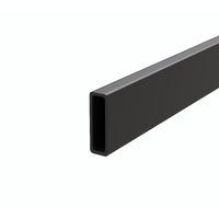 150cm Frameless Glass Sliding Shower Door – With Black Rail and Wall channel for Modern Bathrooms