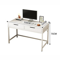 White Computer Desk PC Laptop Table Gaming Desk Home Office Study Furniture